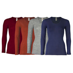 Engel Women's Wool/Silk Long Sleeve Shirt