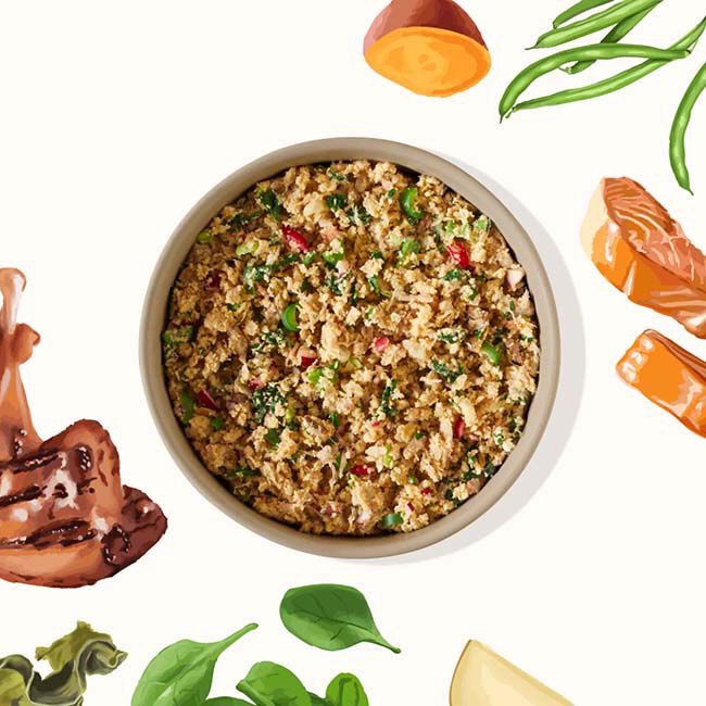 My Perfect Pet Gently Cooked Frozen Dog Food - Hunter's Turkey & Wild Salmon Recipe - 4 lb image number null