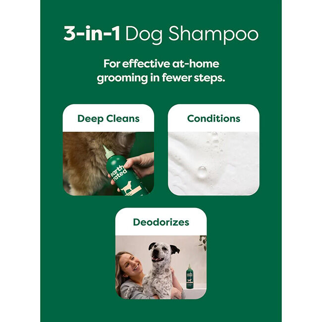 Earth Rated 3-in-1 Dog Shampoo for Double Coats - 16 oz image number null