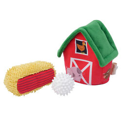 Territory 3-in-1 Puzzle Fetch Dog Toy - Barn