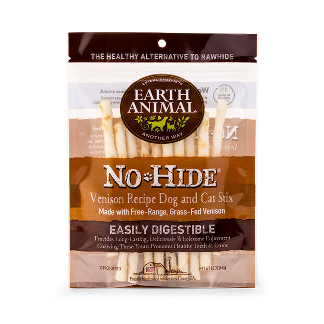 Earth Animal No-Hide STIX - Venison Recipe - 10-Pack image number null