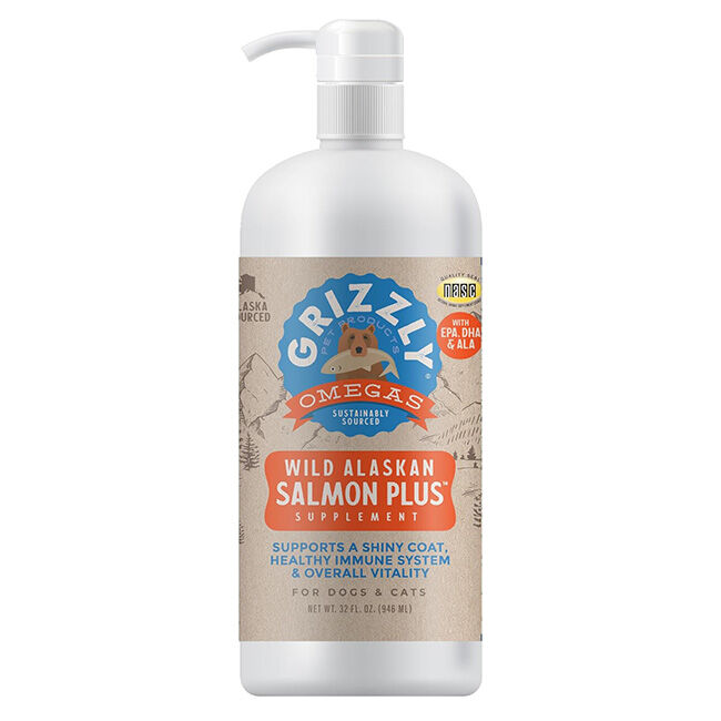 Grizzly Pet Products Wild Alaskan Salmon Plus Supplement image number null