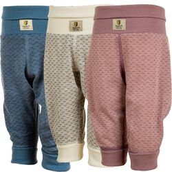 Janus Baby Wool Blend Jacquard Print Pants