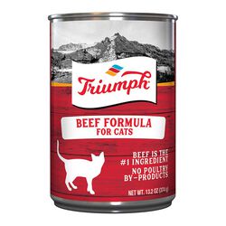 Triumph Premium Cat Food - Beef Formula 13 oz