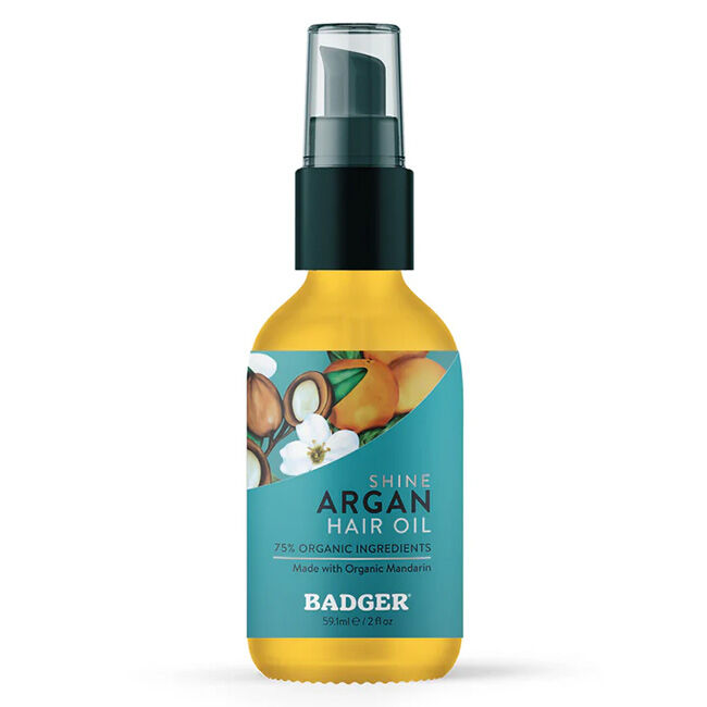 Badger Argan Hair Oil for Dry Damaged Hair image number null