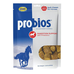 Probios Digestion Support with Probiotics Soft Chews for Horses - Apple Flavor