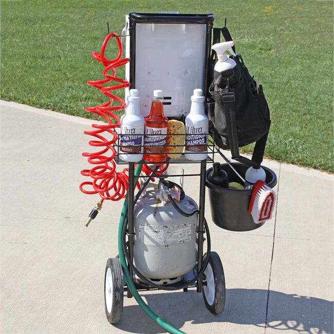 Insta-Hot Portable Equine Washing System with Cart & Basket image number null
