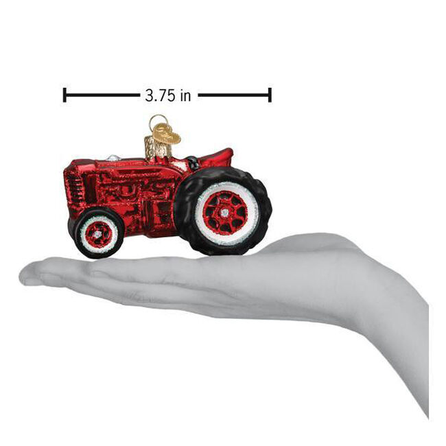 Old World Christmas Old Farm Tractor Ornament image number null