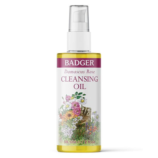 Badger Damascus Rose Face Cleansing Oil image number null