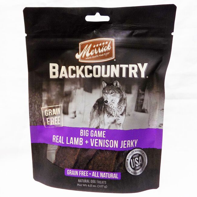 Merrick Backcountry Big Game Real Lamb & Venison Jerky Dog Treats