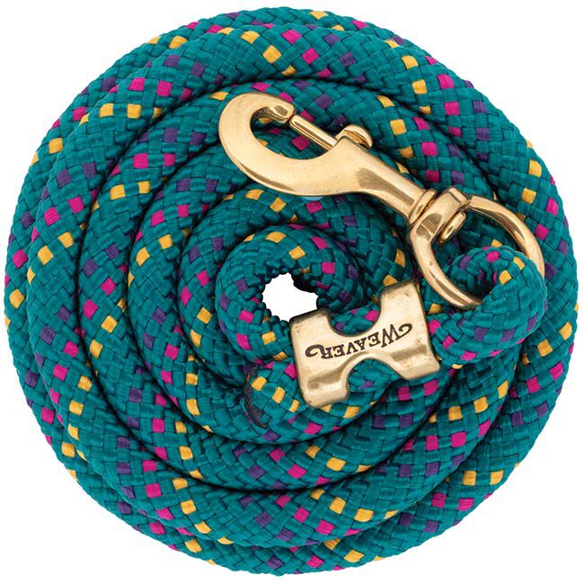 Weaver Equine Poly Lead Rope with Solid Brass 225 Snap image number null