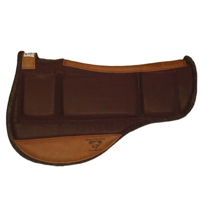 Diamond Wool Round Barrel Contoured Relief Wool Shim Pad image number null