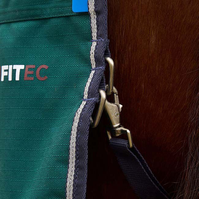 WeatherBeeta ComFiTec Plus Dynamic Turnout High Neck (220 g) - Forest Green/Navy image number null