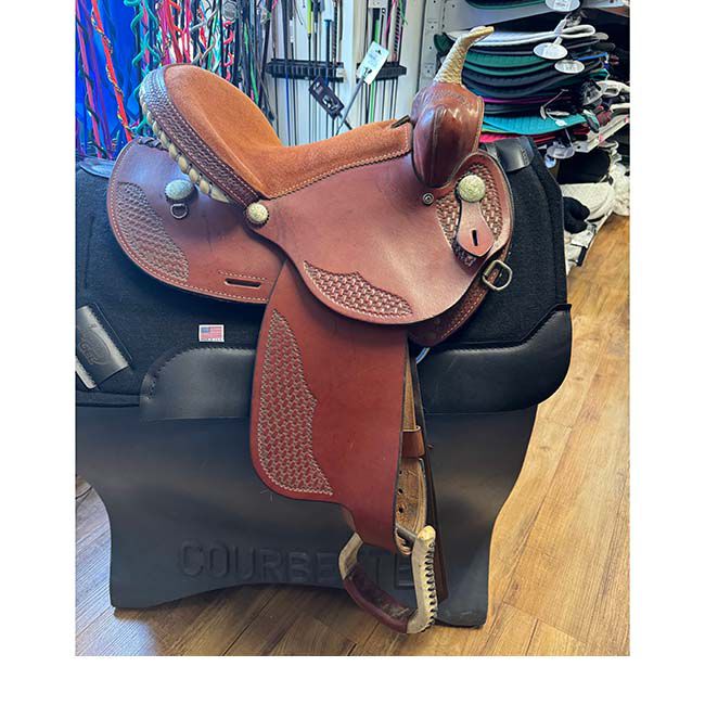 Used Dakota Barrel Saddle - 14" image number null