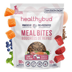 HealthyBud Meal Bites Freeze-Dried Raw Dog Food - Lamb & Salmon Recipe