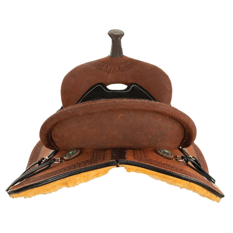 Circle Y Cloverleaf Barrel Saddle - Thumbnail 5