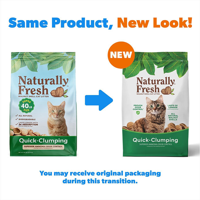 Naturally Fresh Quick-Clumping Walnut Shell Cat Litter image number null