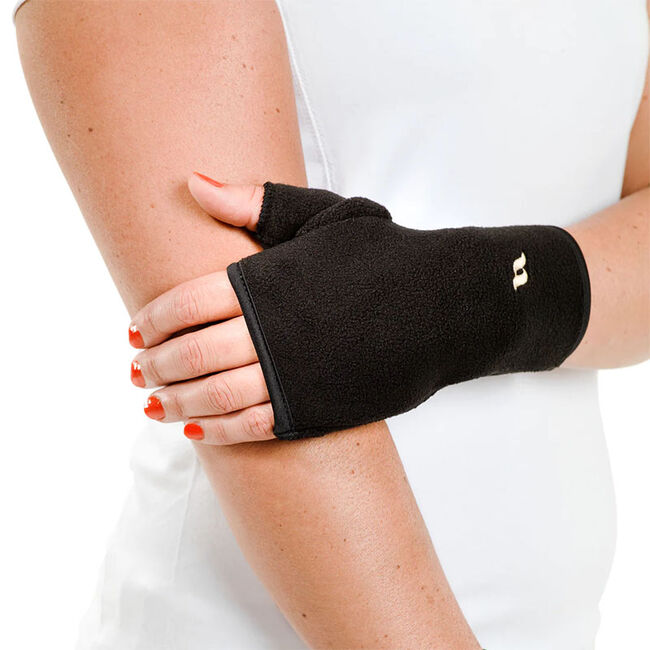 Back on Track Fleece Wrist Cover with Thumb - Black image number null