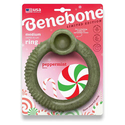 Benebone Holiday Ring Dog Chew - Peppermint Flavor