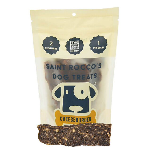 Saint Rocco's Treats for Dogs - Cheeseburger Recipe - 8 oz image number null
