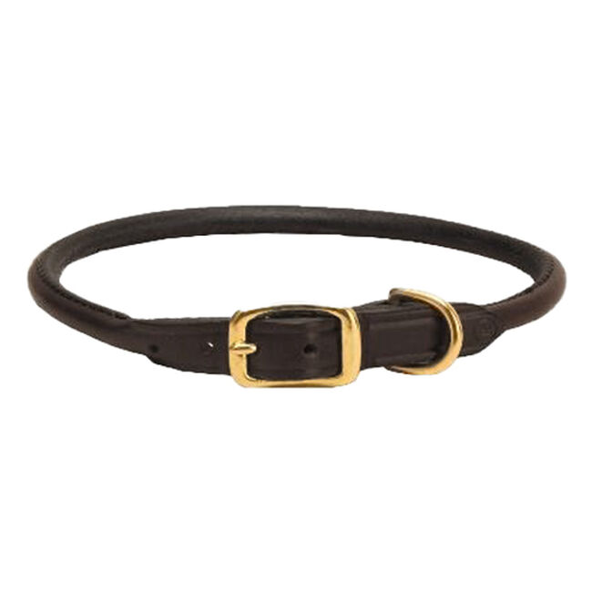 Tory Leather Rolled Leather Dog Collar image number null