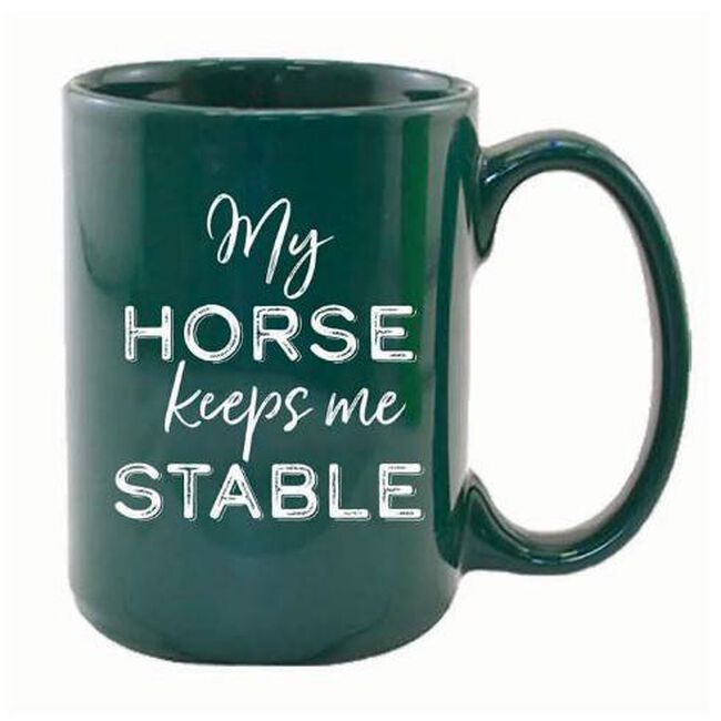 Kelley and Company 15 oz Mug - Horses Keep Me Stable image number null