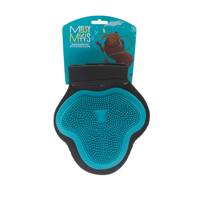 Messy Mutts Reversible Pet Grooming Glove image number null