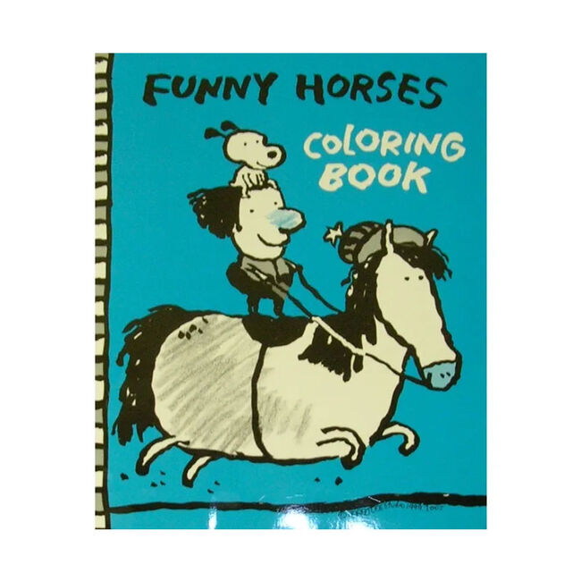 Horse Hollow Press Funny Horses Coloring Book image number null