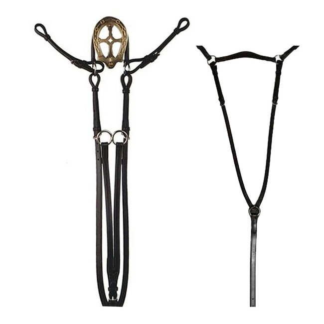 Bobby's English Tack Flat Adjustable Hunt Breastplate The Cheshire Horse