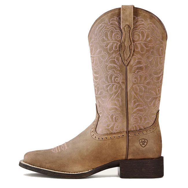 Ariat Women's Round Up Remuda Western Boot - Brown Bomber image number null