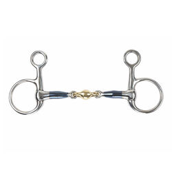 Shires Blue Sweet Iron Hanging Cheek Bit with Lozenge