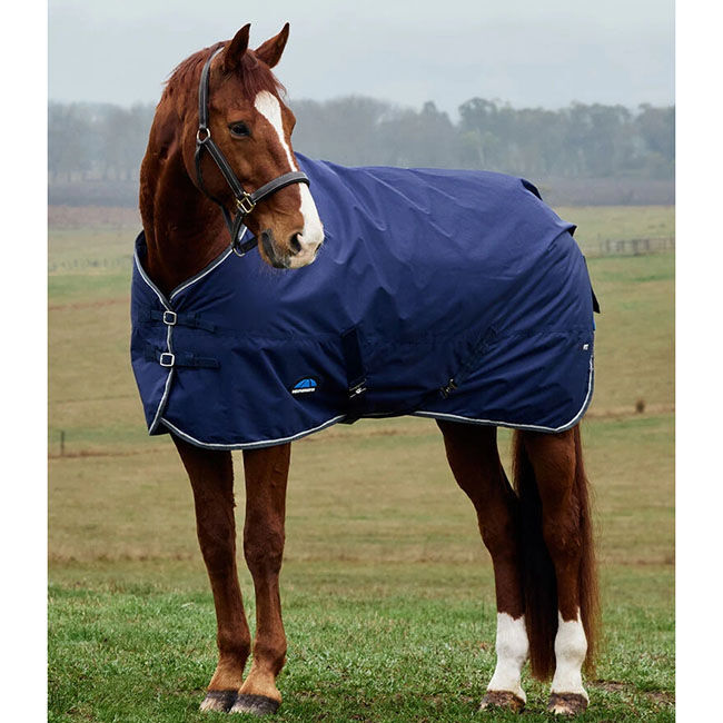 WeatherBeeta ComFiTec Tyro Turnout Standard Neck (220 g) - Navy/Charcoal image number null