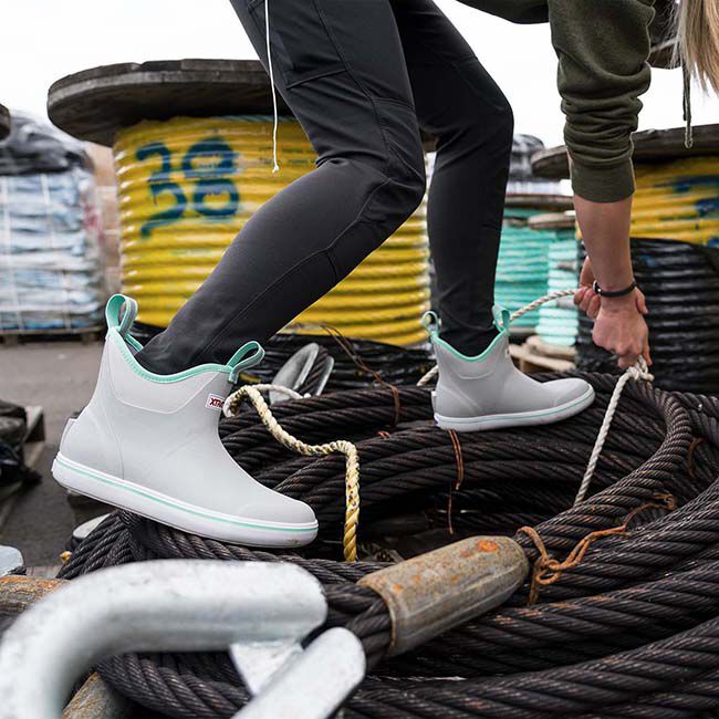 XTRATuf Women's 6" Ankle Deck Boot - Gray image number null