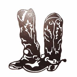 Metal Mazing Wall Art - Handmade in NH - Cowboy Boots