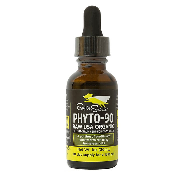 Super Snouts Phyto-90 Hemp Oil Extract for Small Dogs & Cats image number null