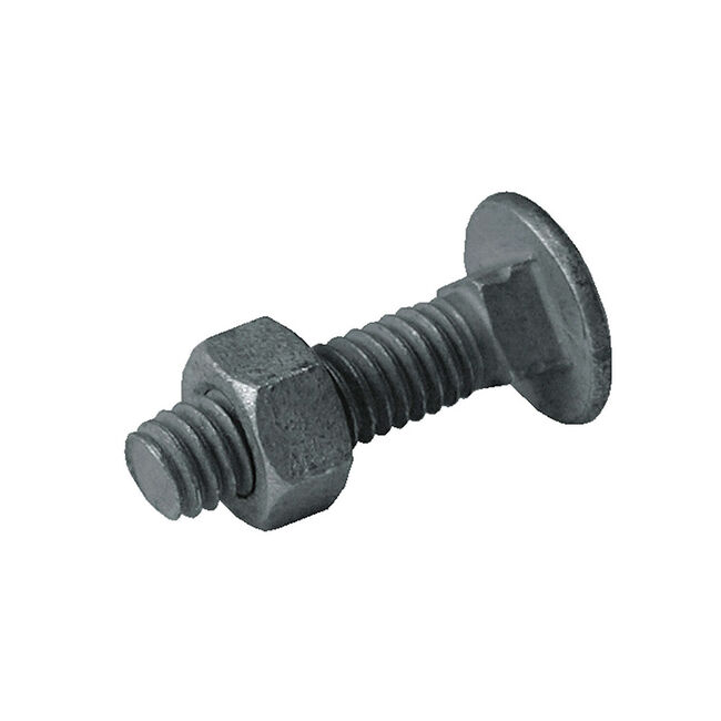 YardGard 5/16" x 1-1/4" Galvanized Steel Carriage Bolt image number null