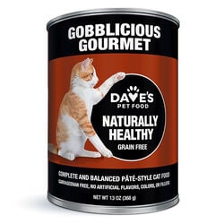Dave's Pet Food Naturally Healthy Cat Food - Gobblicious Gourmet - 13 oz