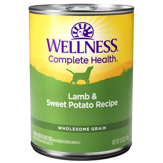 Wellness Complete Health Dog Food - Lamb & Sweet Potato Recipe - 12.5 oz image number null
