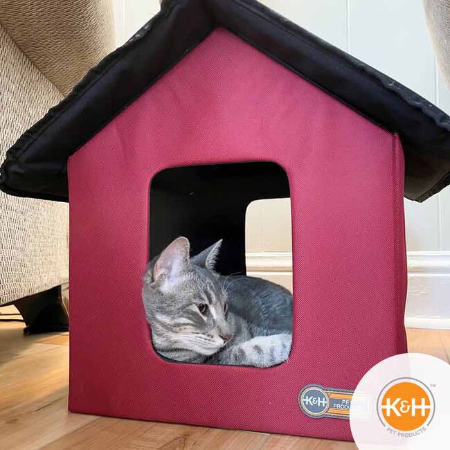 K&H Pet Thermo Outdoor Heated Kitty House image number null