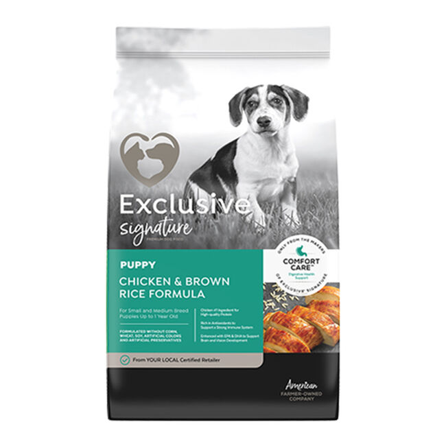 Exclusive Signature Puppy Dog Food - Chicken & Brown Rice Formula image number null