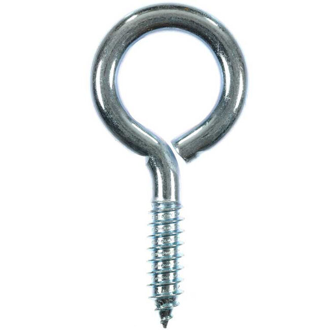 Ace 7/16" x 3 7/2" Zinc-Plated Steel Screw Eye 2 Pack image number null