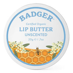 Badger Lip Butter Tin - Unscented - 0.7 oz