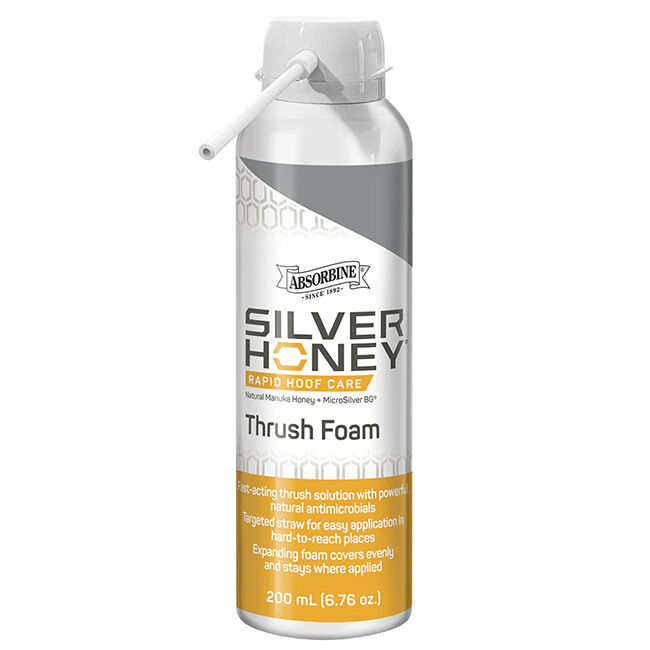 Absorbine Silver Honey Rapid Hoof Care Thrush Foam - 200 mL image number null