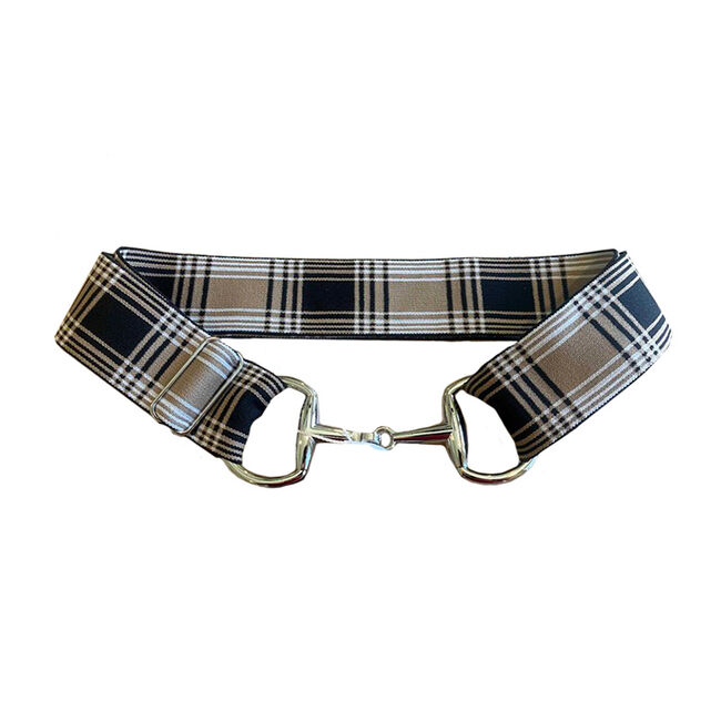 Anademi Stretch Belt with Silver-Tone Bit Buckle - Prints image number null