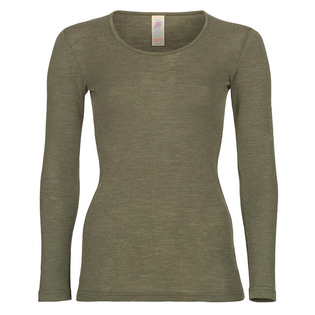 Engel Women's Wool/Silk Blend Long-Sleeve Shirt image number null