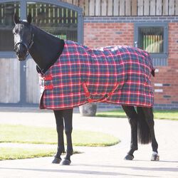 Shires Tempest Plus 200g Stable Blanket - Red Check
