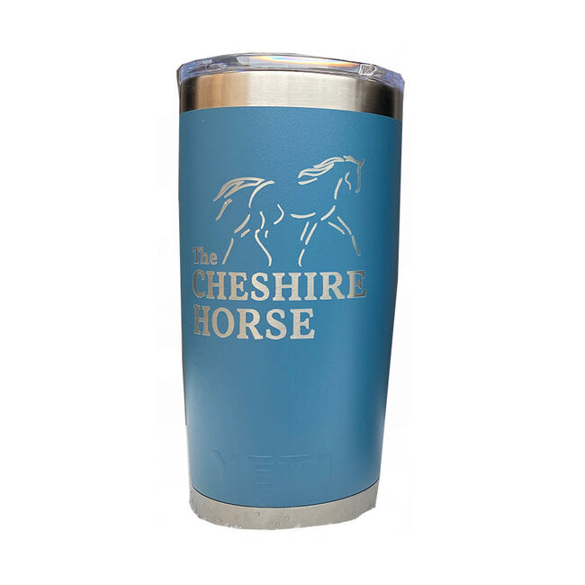 The Cheshire Horse YETI Rambler 20 oz Tumbler - Nordic Blue image number null