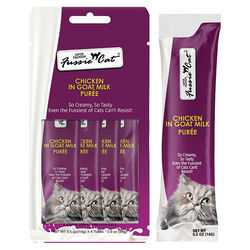 Fussie Cat Puree Chicken in Goat Milk - 4-Pack