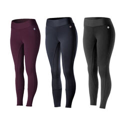 Horze Women's Active Winter Silicone Full Seat Tights