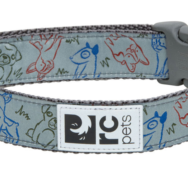 RC Pets Clip Dog Collar - Doodle Dogs image number null